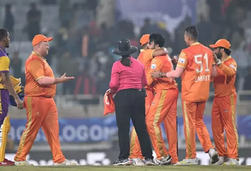 एलएलसी : गुजरात जाएंट्स ने भीलवाड़ा किंग्स तीन रनों से हराया, बेकार गई जीत सिमंस की तूफानी पारी