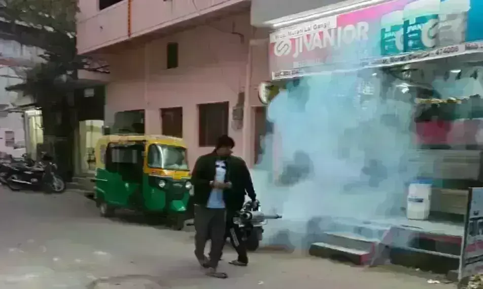 कीटनाशक दवाओं का किया छिड़काव