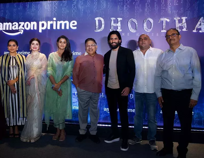 धूथा की स्टार प्रीमियर नाइट पर नागा चैतन्य के ओटीटी डेब्यू का मनाया गया जश्न