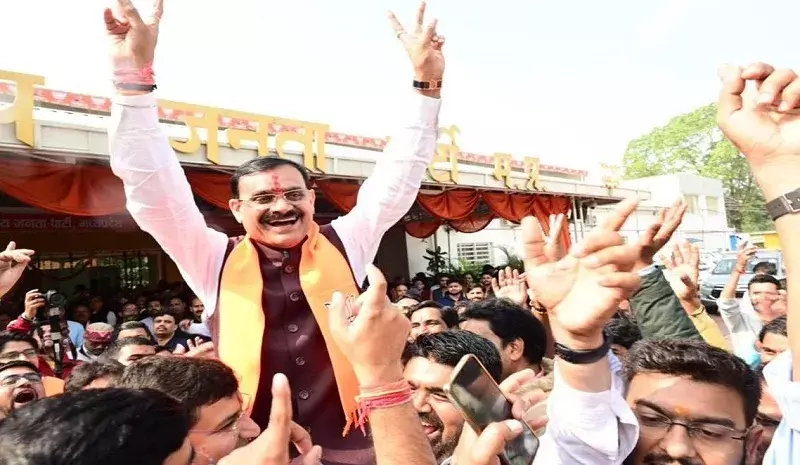 म.प्र. विधानसभा चुनावः मतगणना के रुझान के बाद भाजपा कार्यालय में जश्न, वीडी शर्मा बोले-भाजपा बनाएगी इतिहास