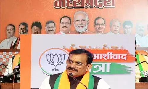 भाजपा प्रदेश अध्यक्ष विष्णुदत्त शर्मा बोले- प्रचंड बहुमत से आ रही भाजपा