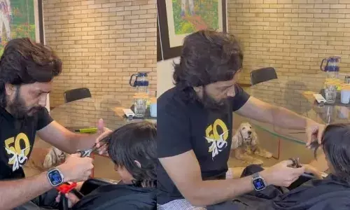 रितेश देशमुख ने काटे अपने बेटे के बाल, जेनेलिया ने शेयर की फोटो