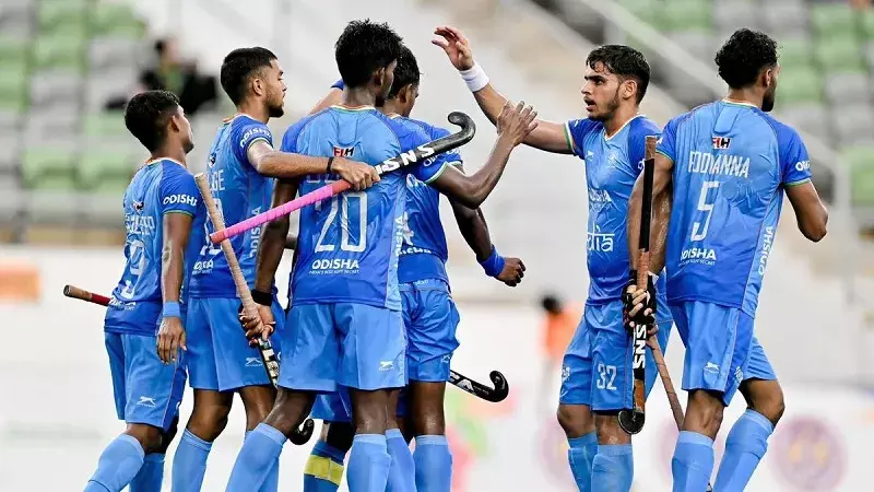 जूनियर पुरुष हॉकी विश्व कप : कड़े मुकाबले में नीदरलैंड को 4-3 से हराकर सेमीफाइनल में पहुंचा भारत