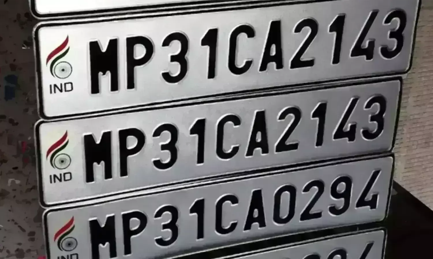 वाहनों पर हाई सिक्युरिटी प्लेट नहीं लगवाने पर परिवहन विभाग 15 से करेगा चालानी कार्रवाई