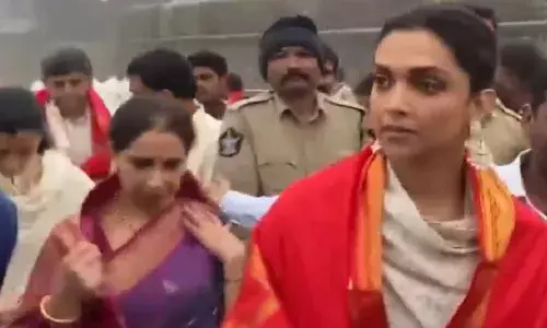 फाइटर के रिलीज होने से पहले दीपिका पादुकोण ने किए तिरुपति बालाजी के दर्शन
