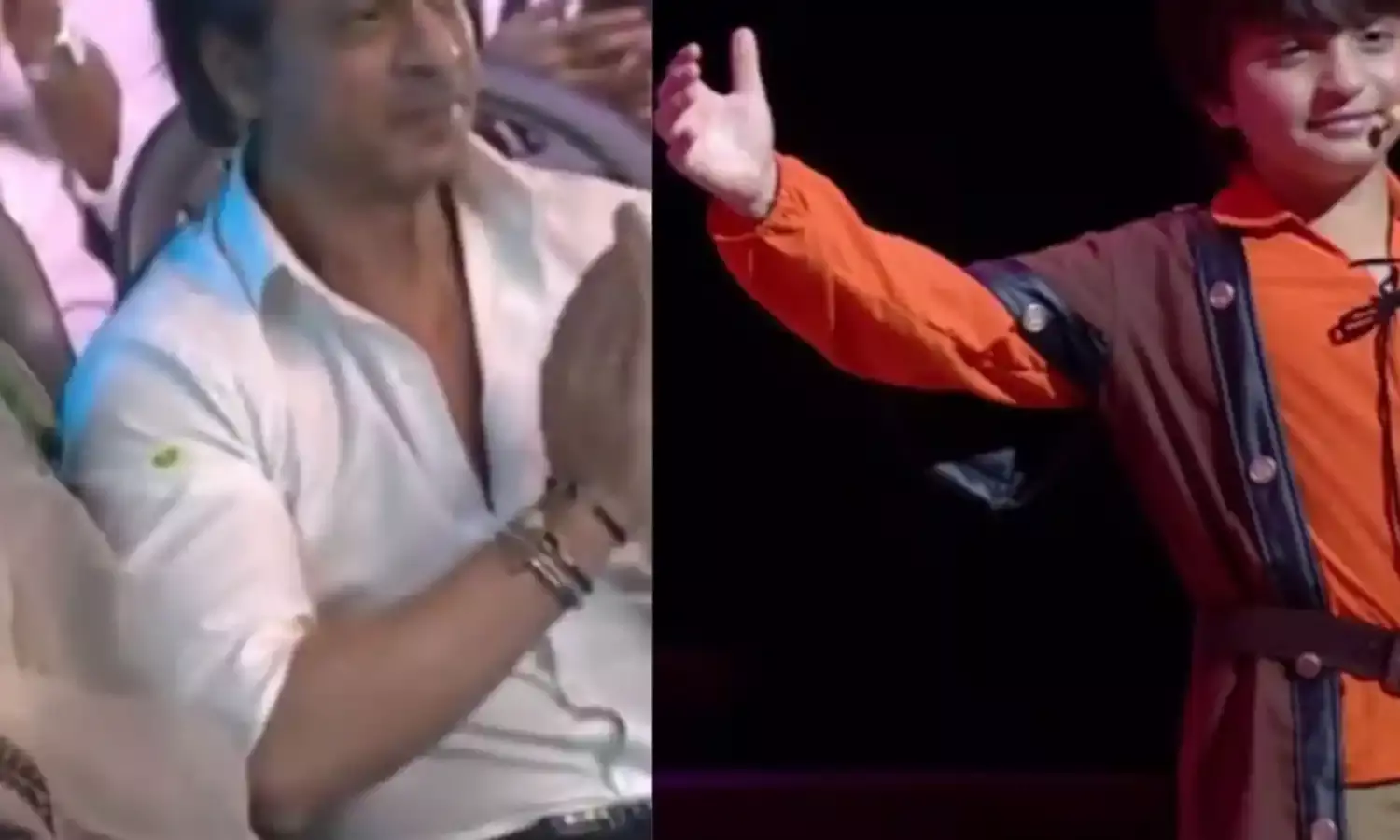 स्कूल फंक्शन में पिता शाहरुख खान जैसा आइकॉनिक पोज देते नजर आए अबराम