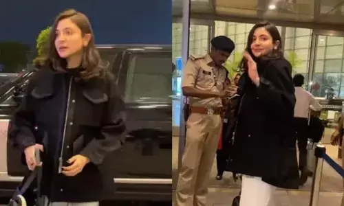 एक बार फिर अपना बेबी बंप छिपाती नजर आईं अनुष्का शर्मा, वीडियो वायरल