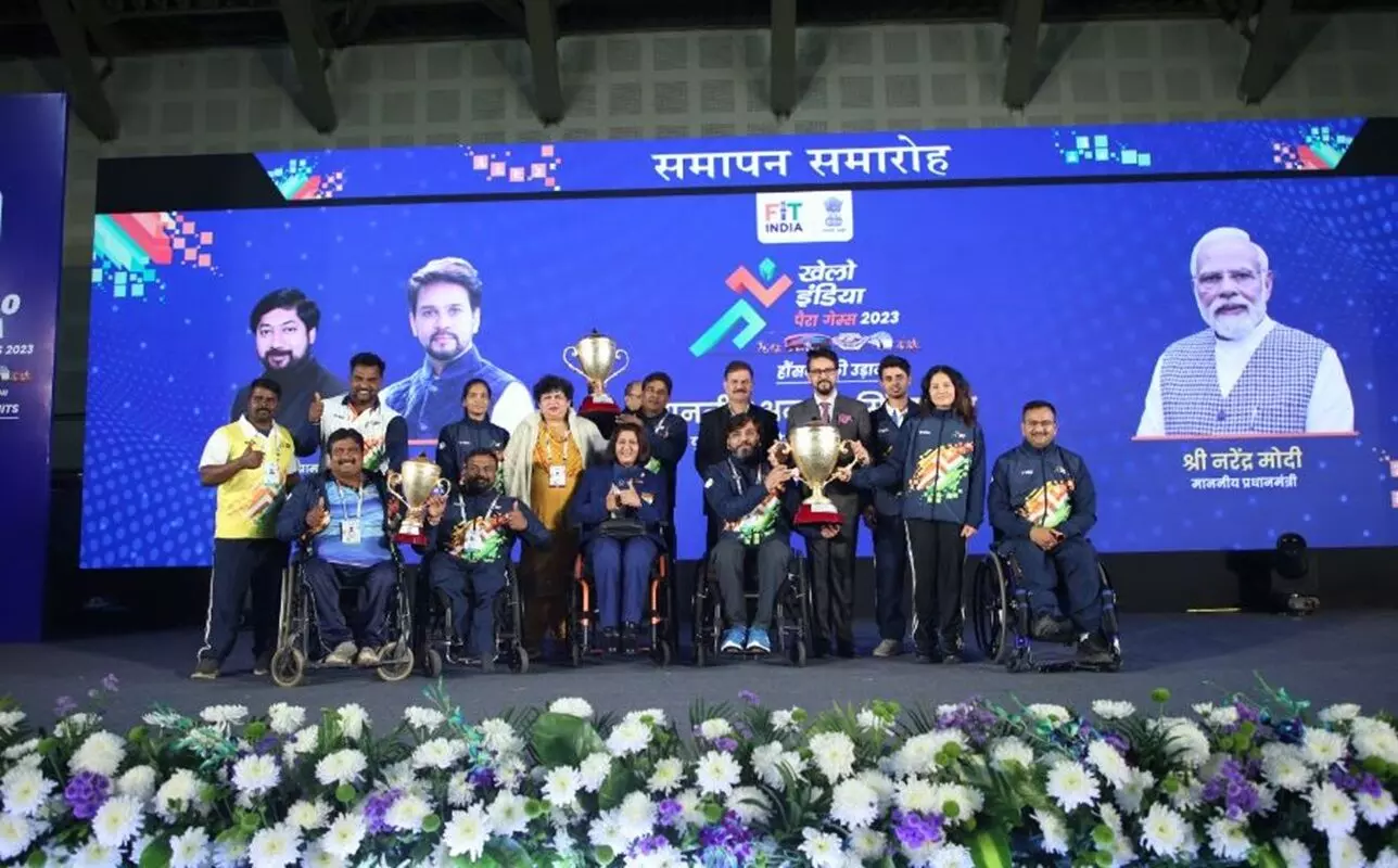 खेलो इंडिया पैरा गेम्स का पहला चैंपियन बना हरियाणा, अनुराग ठाकुर ने कहा- केआईपीजी मानवीय जुनून और भावना का उत्सव