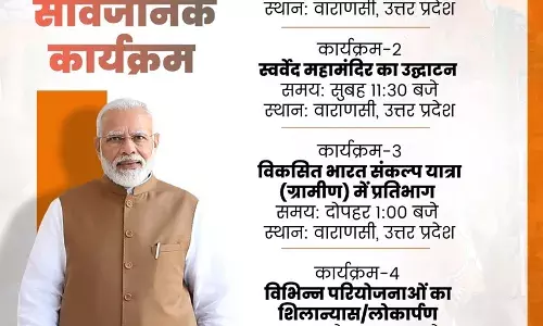 प्रधानमंत्री मोदी आज वाराणसी में चार कार्यक्रमों में हिस्सा लेंगे, दिल्ली जाने के लिए दूसरी वंदे भारत का तोहफा भी देंगे