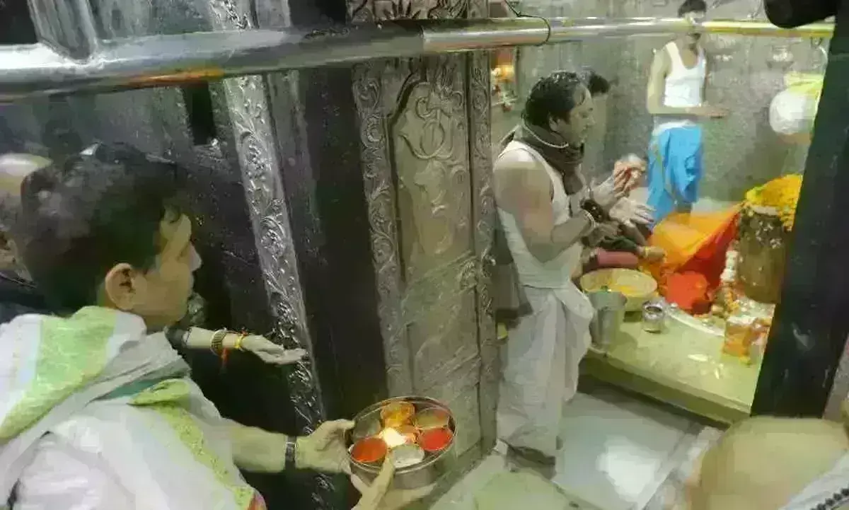 जीतू पटवारी ने कार्यभार संभालने से पहले भगवान महाकाल के दर्शन किए, जगह-जगह हुआ भव्य स्वागत