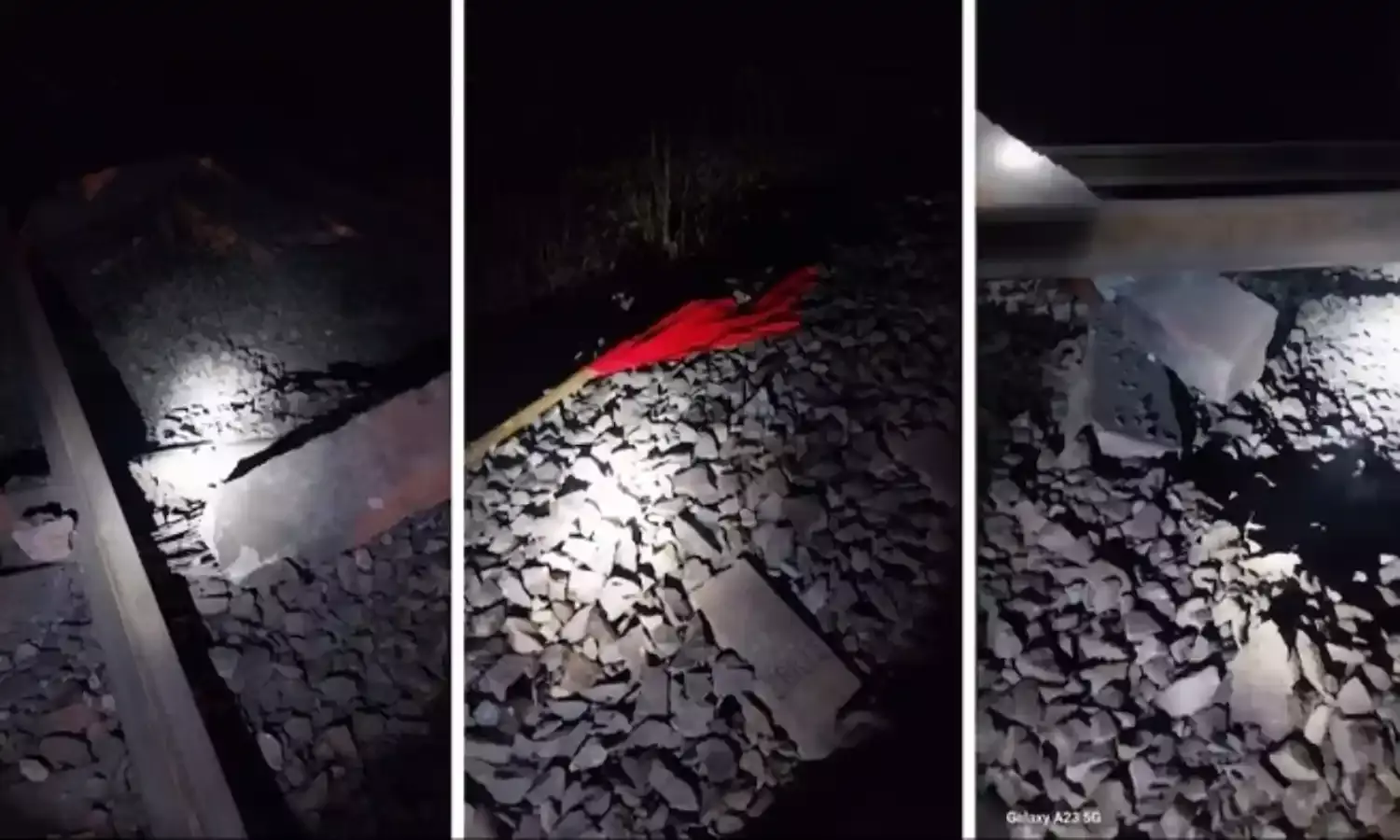 नक्सलियों ने झारखंड में रेल पटरी को उड़ाया, चक्रधरपुर मंडल में ट्रेनों का परिचालन ठप