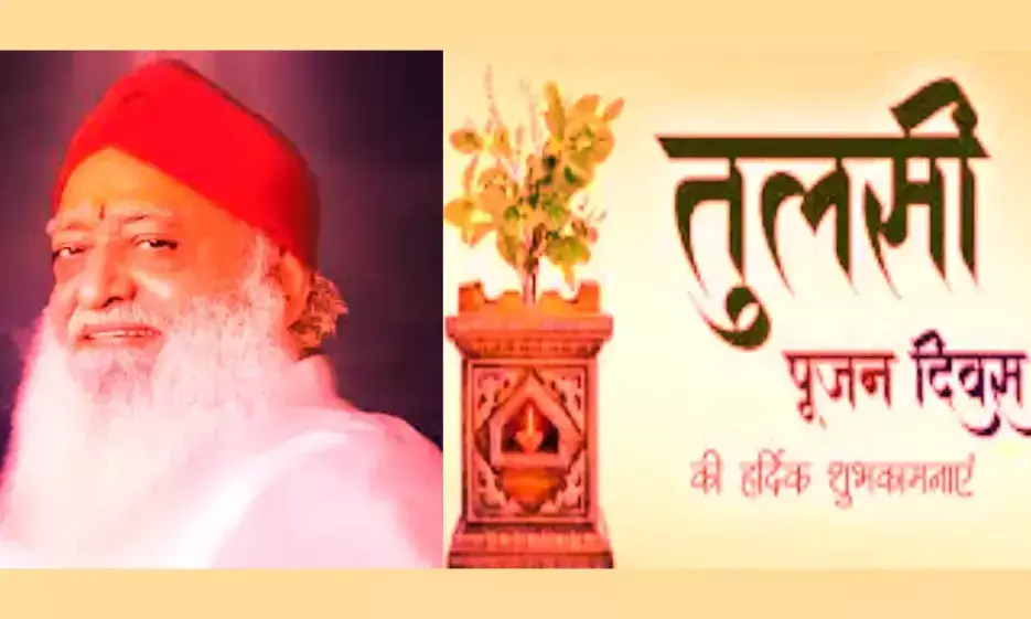 आशाराम बापू के भक्त आज मनाएंगे तुलसी पूजन दिवस