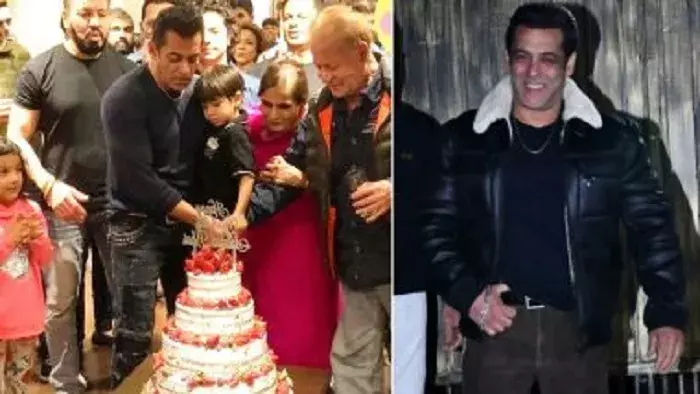 सलमान खान ने भांजी आयत के साथ मनाया अपना बर्थडे, वीडियो वायरल