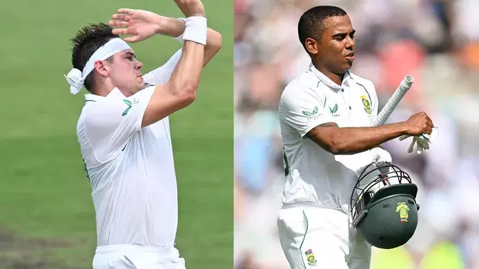 भारत के खिलाफ दूसरे टेस्ट मैच से बाहर हुए तेज गेंदबाज गेराल्ड कोएट्जी