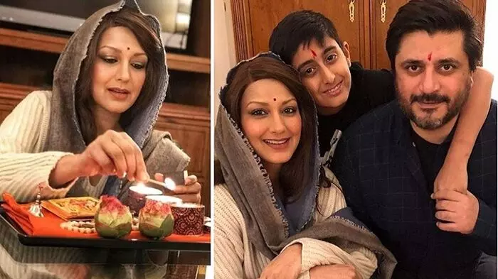 सोनाली बेंद्रे ने हरिद्वार में किया नए साल का स्वागत, बेटे के साथ तस्वीरें वायरल सोनाली बेंद्रे ने हरिद्वार में किया नए साल का स्वागत, बेटे के साथ तस्वीरें वायरल