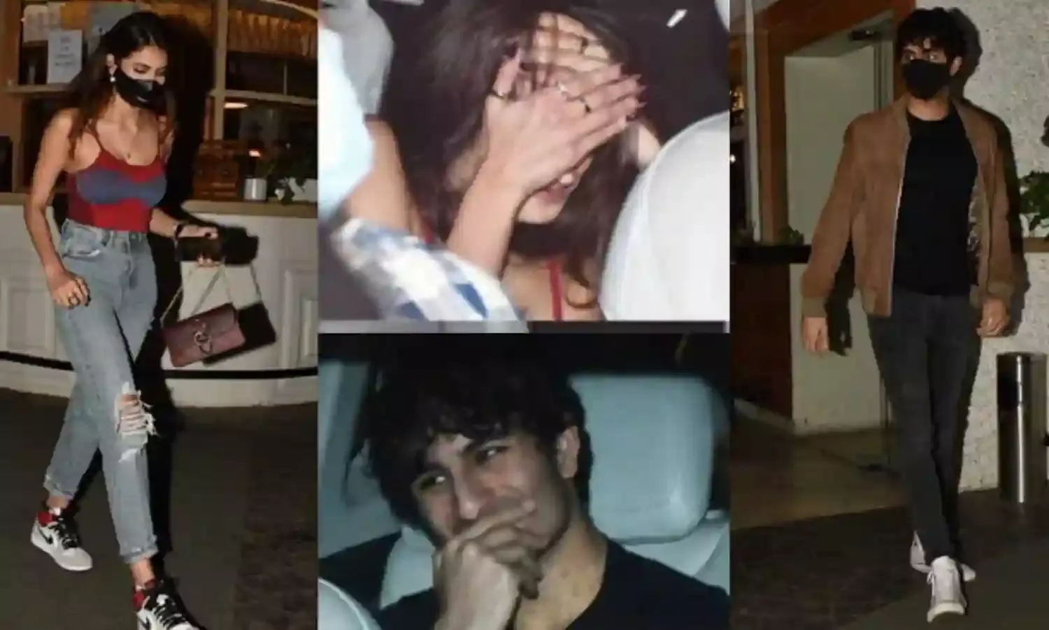 गर्लफ्रेंड पलक तिवारी के साथ नए साल की पार्टी के बाद कथित फोटो खिंचवाते समय इब्राहिम अली खान ने छिपा लिया अपना चेहरा