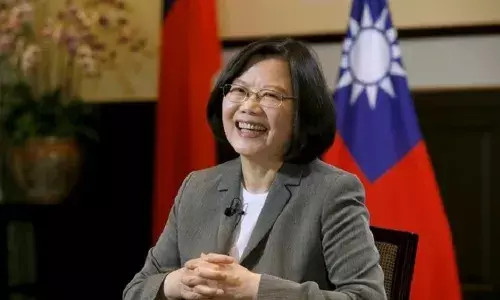चीन से शांतिपूर्ण सह-अस्तित्व की तलाश ताइवान की राष्ट्रपति त्साई इंग-वेन ने करने का आग्रह किया