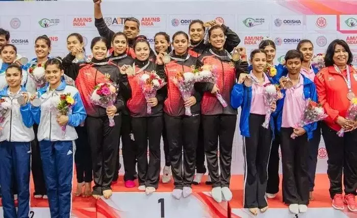 आर्टिस्टिक जिम्नास्टिक नेशनल चैंपियनशिप: दीपा ऑल-अराउंड में रहीं शीर्ष पर, रेलवे ने महिला टीम वर्ग में जीता स्वर्ण
