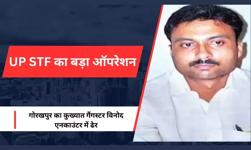 सुल्तानपुर में UP STF का बड़ा ऑपरेशन, 1 लाख का इनामी गैंगस्टर विनोद एनकाउंटर में ढेर