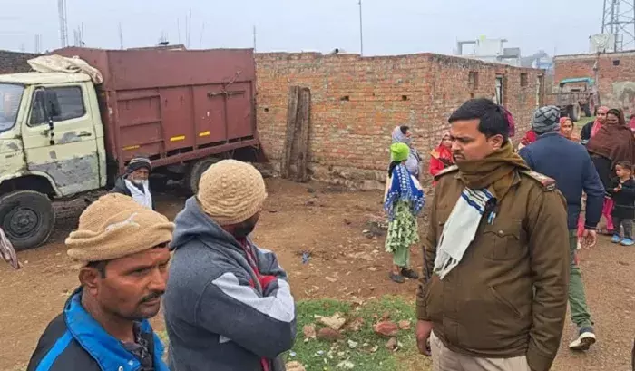 दमोह की कसाई मंडी में पुलिस को मिली जानवरों की 4200 किलो हड्डियां