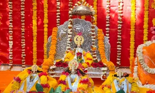 श्रीकृष्ण जन्मस्थान से राम लला के प्रसाद के लिए 5 मन मेवायुक्त दिव्य लड्डुओं का भोग होगा रवाना