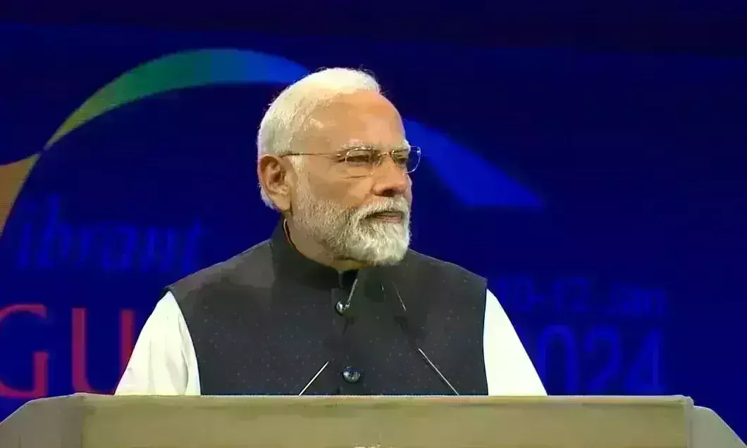 प्रधानमंत्री मोदी ने गुजरात वाइब्रेंट समिट का उद्घाटन किया, कहा - तेजी से बदलती विश्व व्यवस्था में भारत मित्र के रूप में बढ़ रहा प्रधानमंत्री मोदी ने गुजरात वाइब्रेंट समिट का उद्घाटन किया, कहा - तेजी से बदलती विश्व व्यवस्था में भारत मित्र के रूप में बढ़ रहा