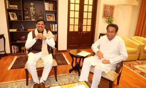 मप्रः पूर्व मुख्यमंत्री कमलनाथ से मिले मुख्यमंत्री डॉ. यादव
