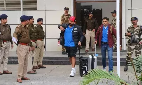 भारत-अफगानिस्तान की टीमें पहुंची इंदौर, टी-20 श्रृंखला का दूसरा मैच रविवार को