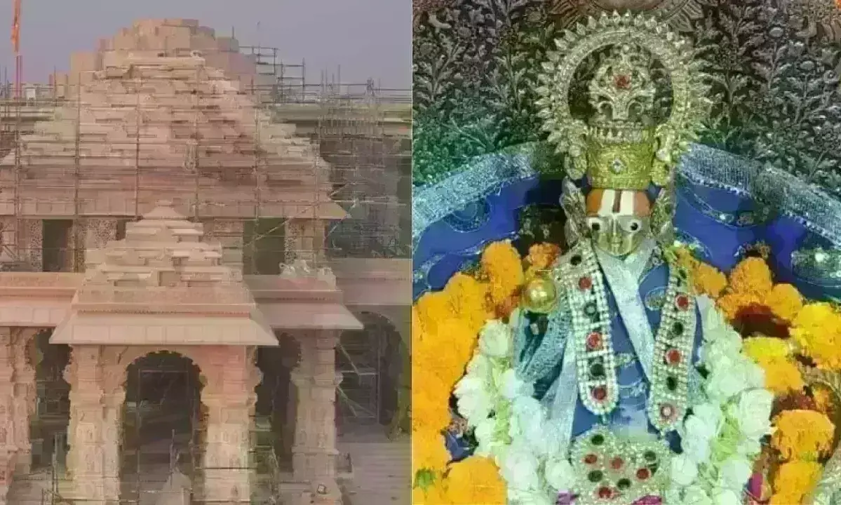 रामलला आज मंदिर परिसर का करेंगे भ्रमण, नवग्रह पूजन से होगी अनुष्ठान की शुरुआत
