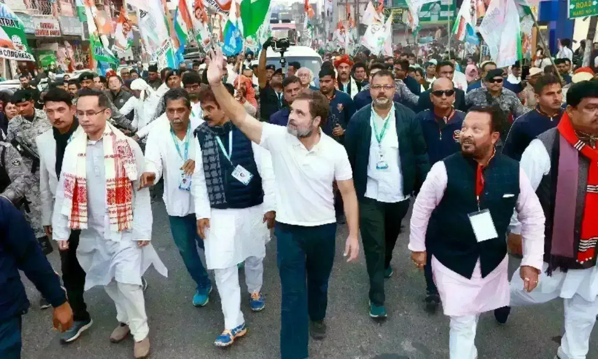 असम में भारत जोड़ो न्याय यात्रा पर हमला, कांग्रेस ने की निंदा असम में भारत जोड़ो न्याय यात्रा पर हमला, कांग्रेस ने की निंदा