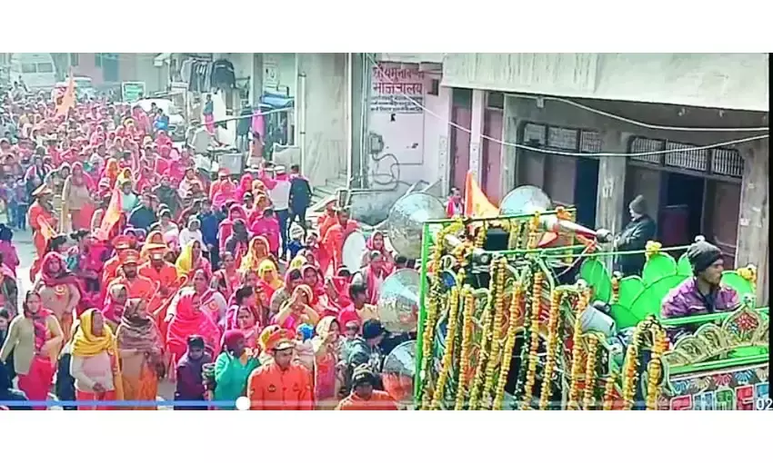 प्रभु राम के रंग में सराबोरश्रीकृष्ण की नगरी