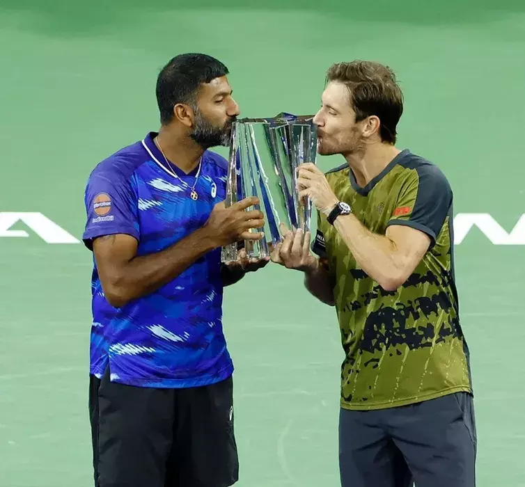 रोहन बोपन्ना ने रचा इतिहास, टेनिस इतिहास में सबसे उम्रदराज नंबर 1 खिलाड़ी बने