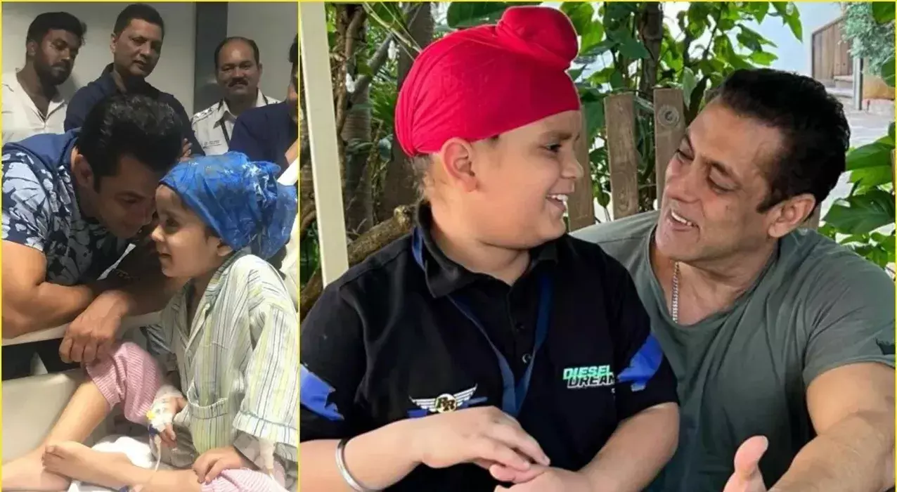 कैंसर से जंग जीतने वाले नन्हें जगनबीर से मिले सलमान खान, निभाया अपना वादा