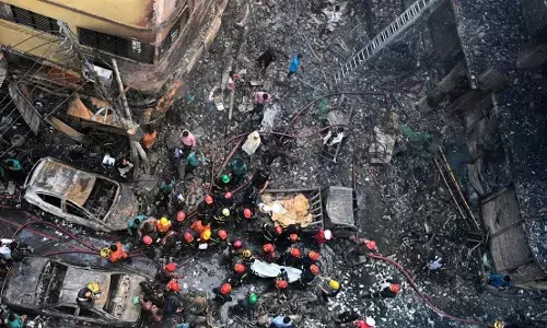 चीन में एक इमारत में आग लगने से 39 लोगों की मौत, 9 घायल