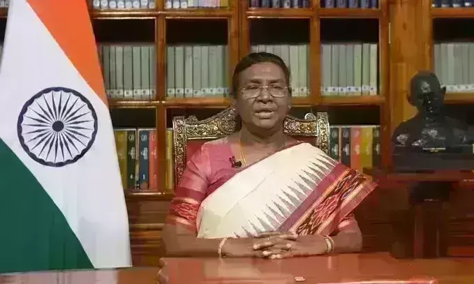 राष्ट्रपति का गणतंत्र दिवस पर देश के नाम संबोधन, कहा -  राम मंदिर देश के इतिहास का युगांतरकारी अध्याय