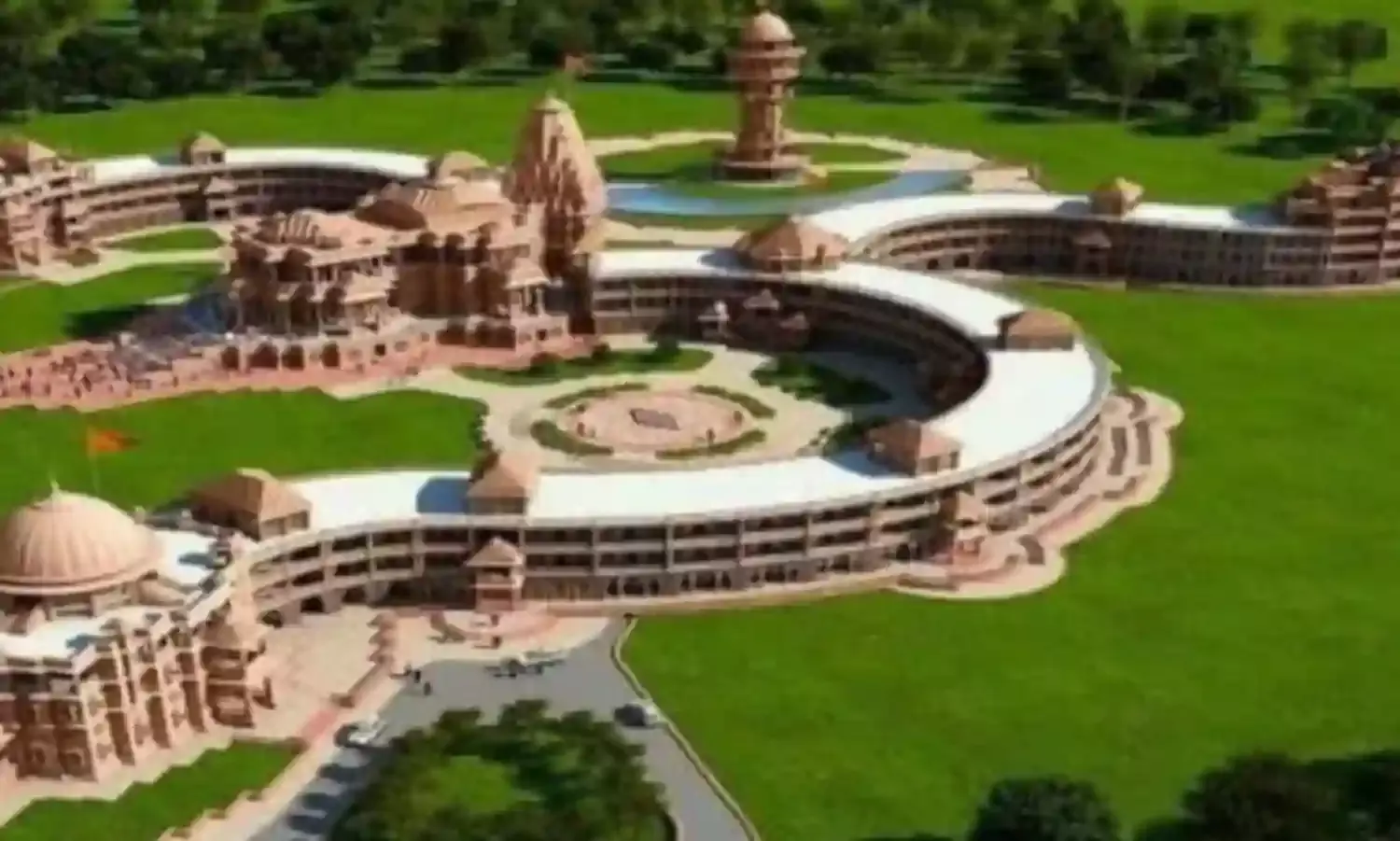 राजस्थान में विश्व के पहले ओम आकृति के शिव मंदिर की प्राण प्रतिष्ठा 19 फरवरी को