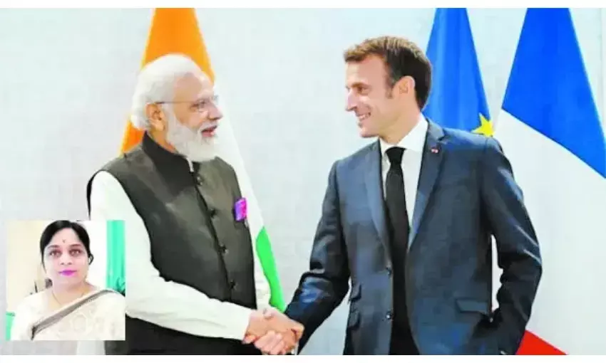 भारत-फ्रांस : रणनीतिक साझेदारी का नया सोपान भारत-फ्रांस : रणनीतिक साझेदारी का नया सोपान
