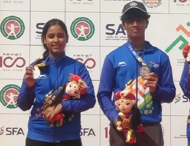 खेलो इंडिया यूथ गेम्स-2023: मप्र के खिलाड़ियों ने जीते तीन रजत पदक खेलो इंडिया यूथ गेम्स-2023: मप्र के खिलाड़ियों ने जीते तीन रजत पदक