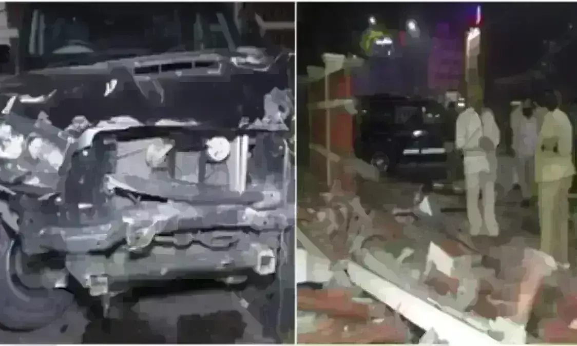 इंदौर में बड़ा हादसा, तेज रफ्तार स्कार्पियों हाईकोर्ट की दीवार से टकराई