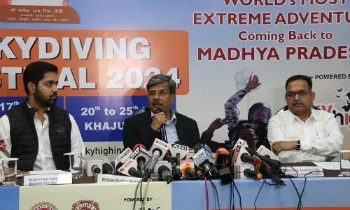 मध्यप्रदेश में 8 फरवरी से शुरू होगा स्काई डाइविंग फेस्टिवल मध्यप्रदेश में 8 फरवरी से शुरू होगा स्काई डाइविंग फेस्टिवल