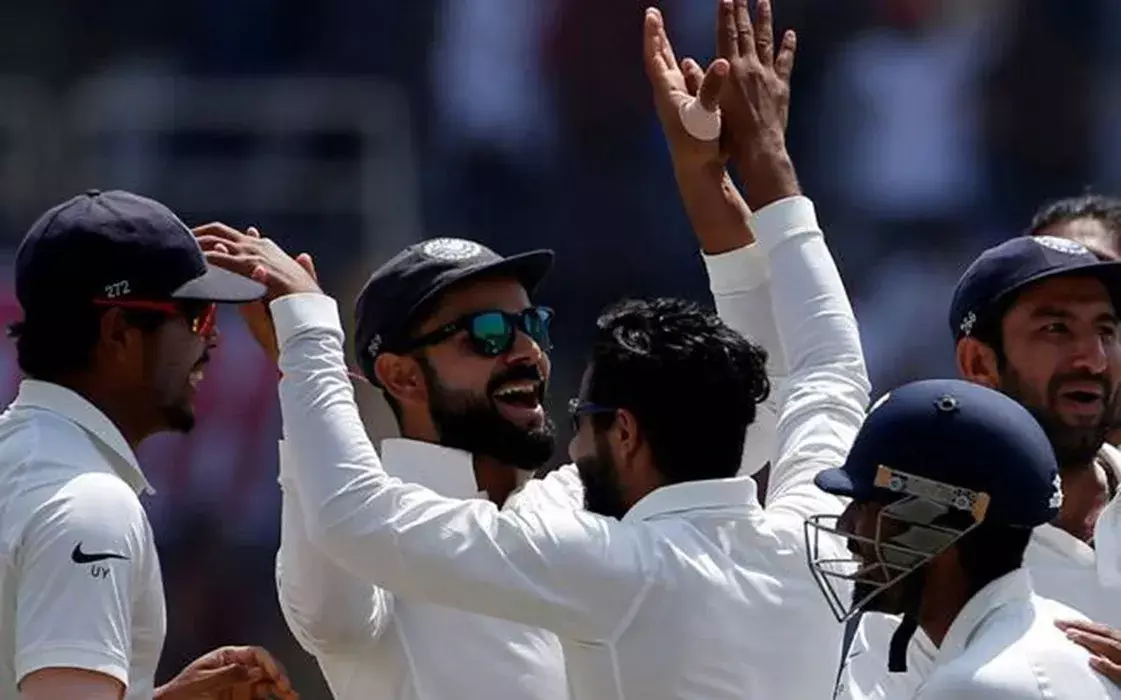 विशाखापत्तनम टेस्ट : भारत की पहली पारी 396 रन पर सिमटी, यशस्वी जयसवाल का दोहरा शतक