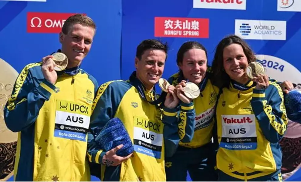वर्ल्ड एक्वेटिक्स चैंपियनशिप: ऑस्ट्रेलिया ने ओपन वॉटर मिश्रित खिताब जीता वर्ल्ड एक्वेटिक्स चैंपियनशिप: ऑस्ट्रेलिया ने ओपन वॉटर मिश्रित खिताब जीता