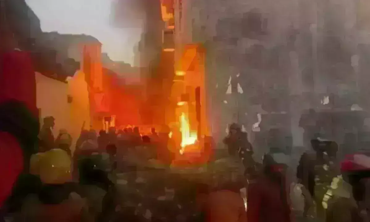 हल्द्वानी में मदरसा तोड़ने पर पथराव, मुख्यमंत्री धामी ने कहा - एक-एक उपद्रवी की होगी पहचान