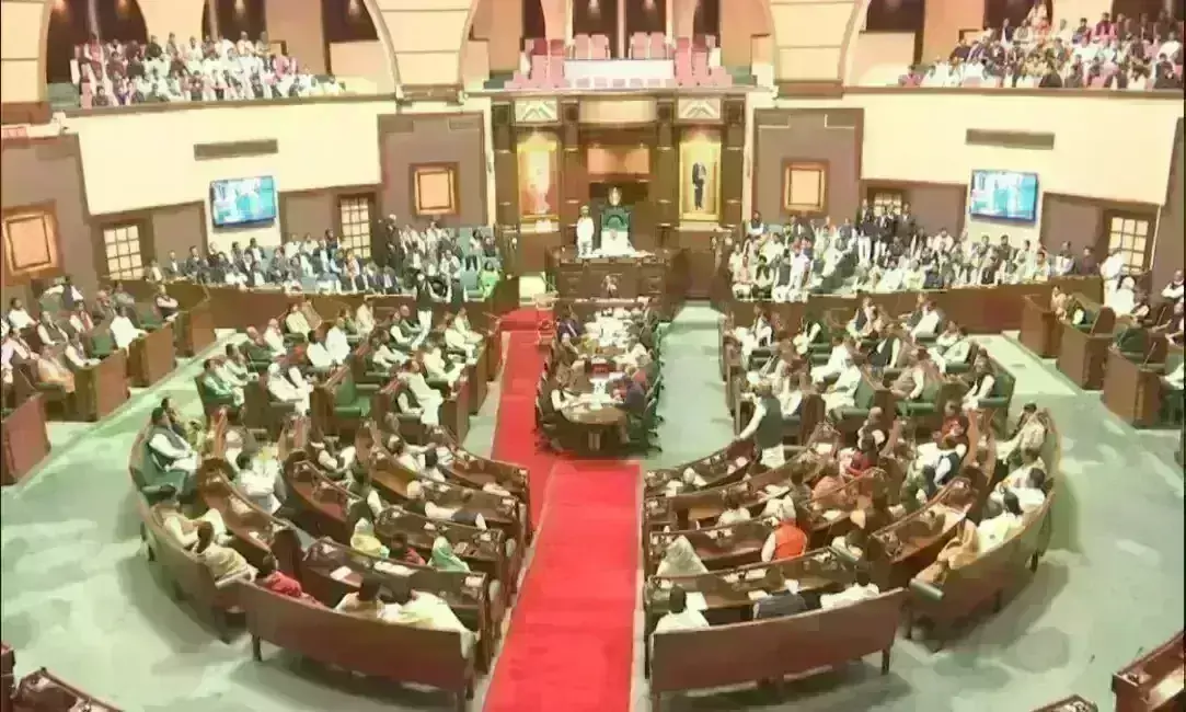 नरसिम्हा राव को भारत रत्न मिलने पर मप्र विधानसभा में कांग्रेस ने किया हंगामा, पक्ष-विपक्ष के बीच नोंक-झोक नरसिम्हा राव को भारत रत्न मिलने पर मप्र विधानसभा में कांग्रेस ने किया हंगामा, पक्ष-विपक्ष के बीच नोंक-झोक