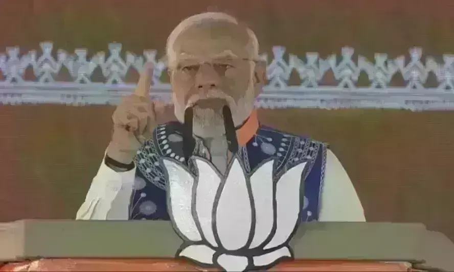 प्रधानमंत्री ने कांग्रेस पर साधा निशाना, कहा - 2024 में सफाया होना तय