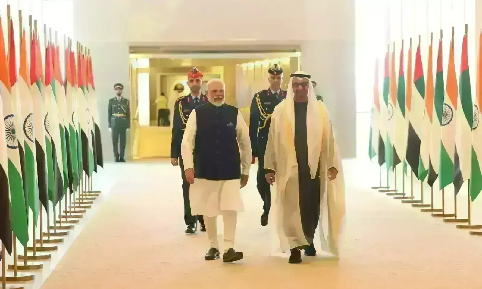 प्रधानमंत्री मोदी ने UAE के राष्ट्रपति के साथ की द्विपक्षीय वार्ता, कई अहम समझौतों पर हस्ताक्षर