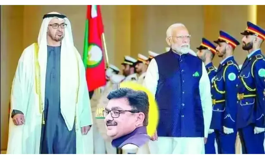 इस्लामिक देश में मंत्रोचार और मोदी की जयकार