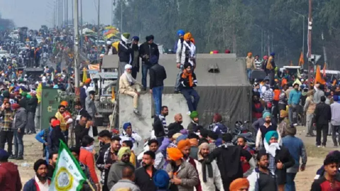 चंडीगढ़ में गुरुवार शाम किसान संगठनों की केंद्रीय मंत्रियों के साथ तीसरे दौर की वार्ता