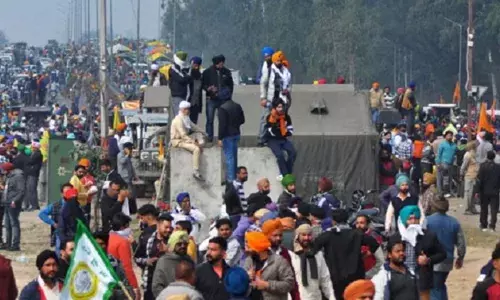 चंडीगढ़ में गुरुवार शाम किसान संगठनों की केंद्रीय मंत्रियों के साथ तीसरे दौर की वार्ता