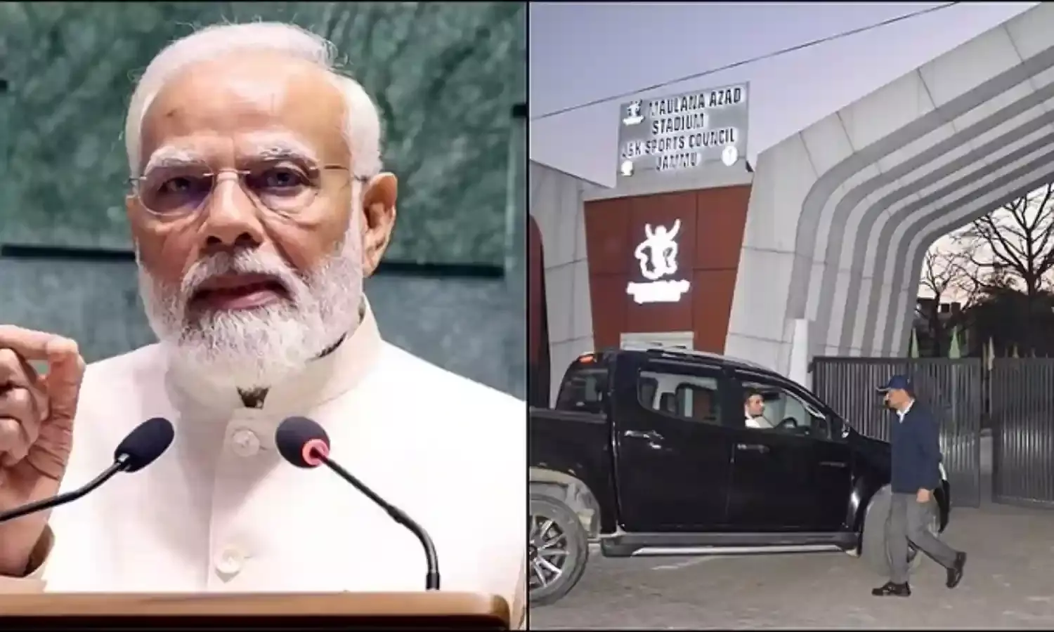 पीएम मोदी आज जम्मु के एमए स्टेडियम में रैली को करेंगे संबोधित, दौरे को लेकर सुरक्षा के कड़े प्रबंध पीएम मोदी आज जम्मु के एमए स्टेडियम में रैली को करेंगे संबोधित, दौरे को लेकर सुरक्षा के कड़े प्रबंध